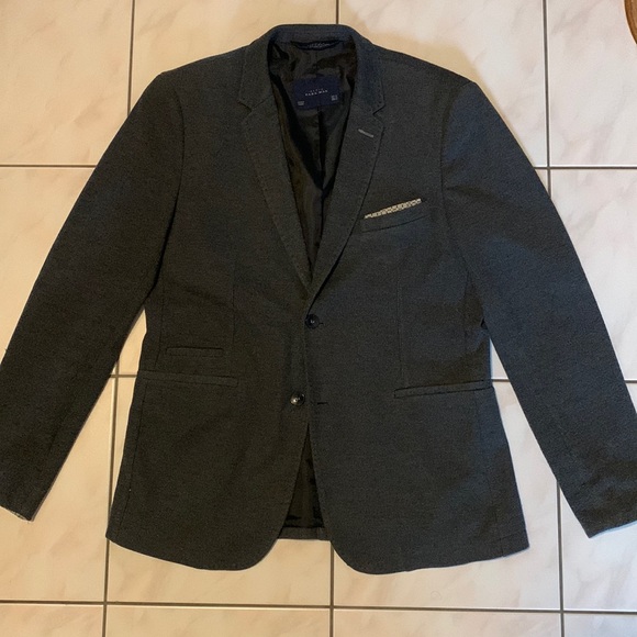 Zara Man Basic Suit Jacket - Picture 1 of 7